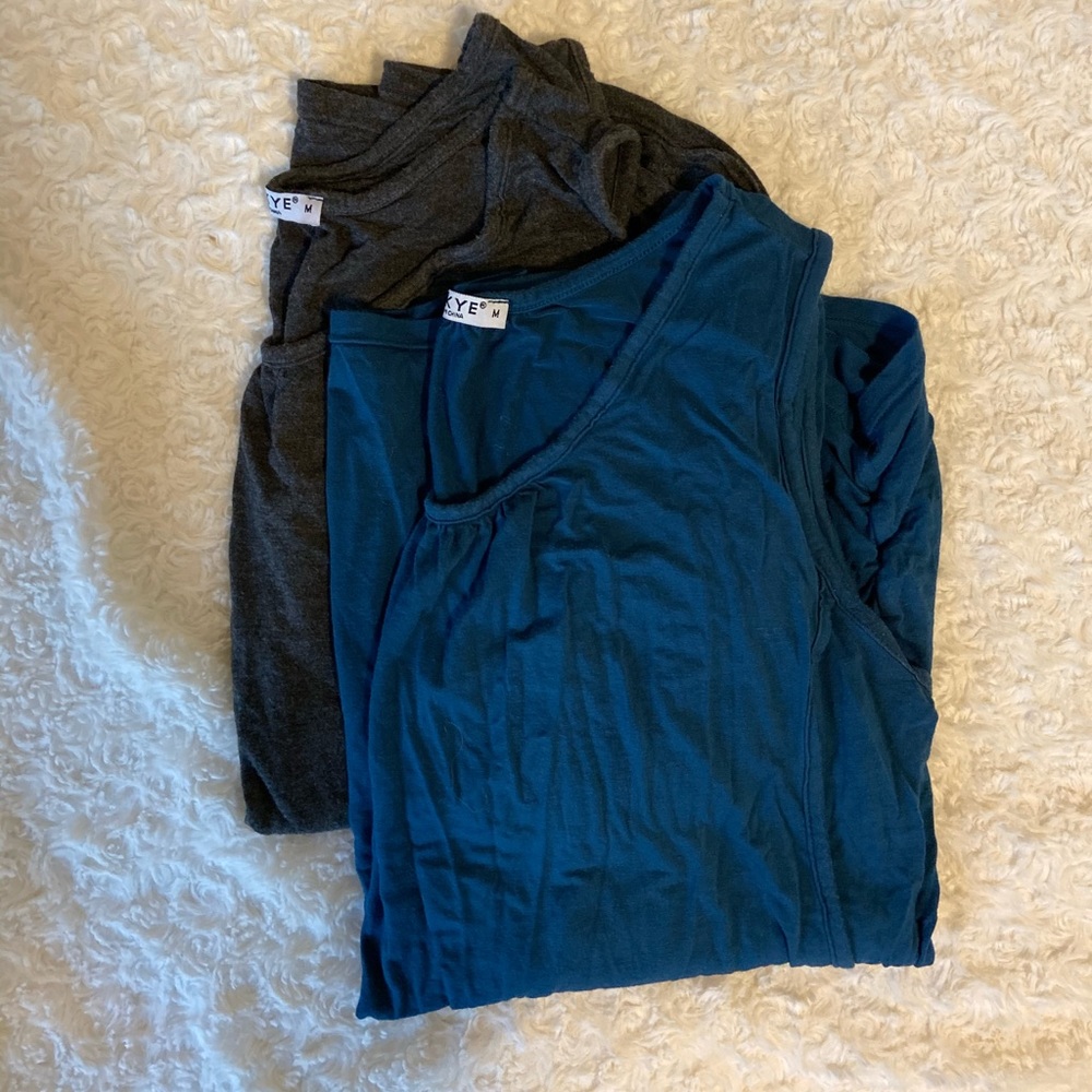 Set of 2 nursing tanks.